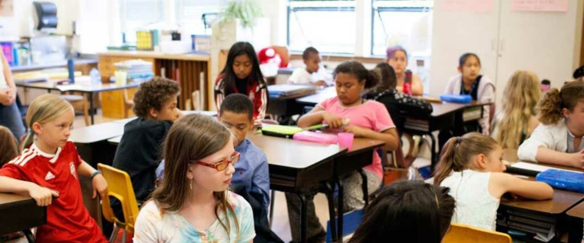 How was the teacher's voice?